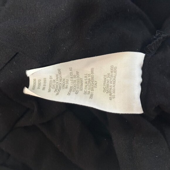 H by Halston Essentials, Short Sleeve Rayon Blend T-Shirt, Black, Medium - Picture 7 of 9